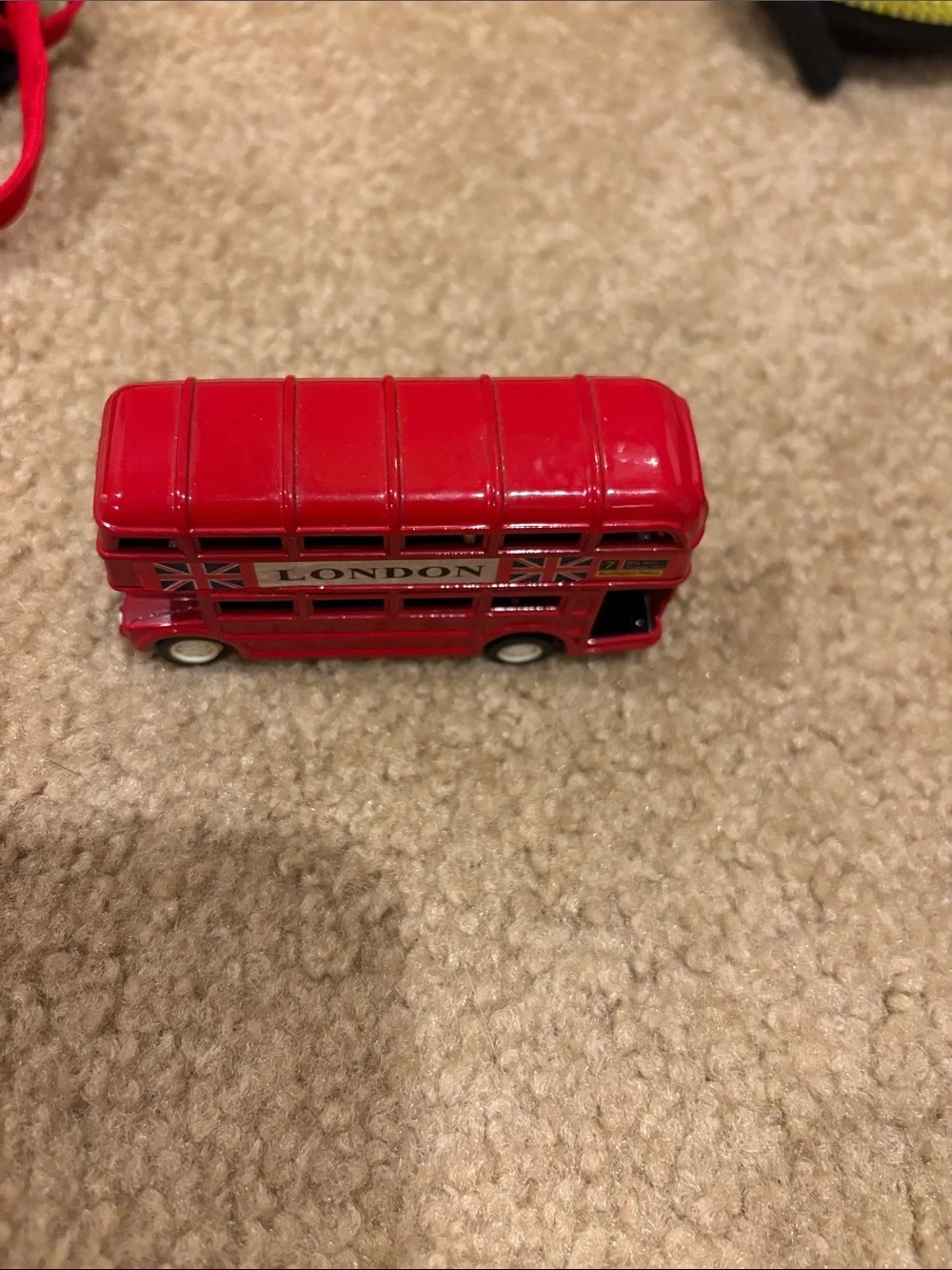 London Double-Decker Toy Bus - Red Kids Vehicle